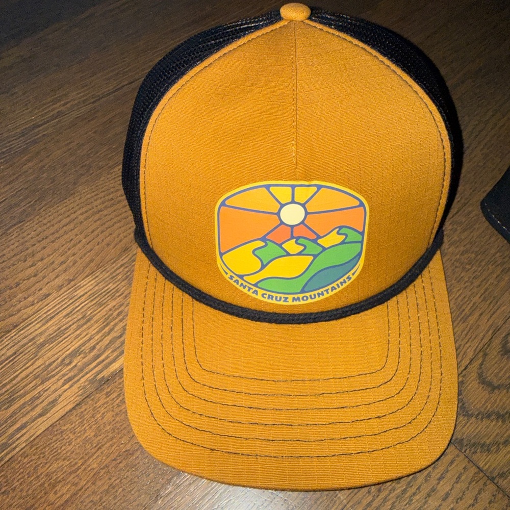 NEW, NEVER WORN - Santa Cruz Skateboards Orange and Black Cap